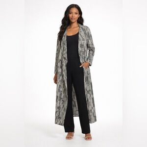 Zero + Maria Cornejo Virgin Wool Blend Knit‎ Duster Cardigan